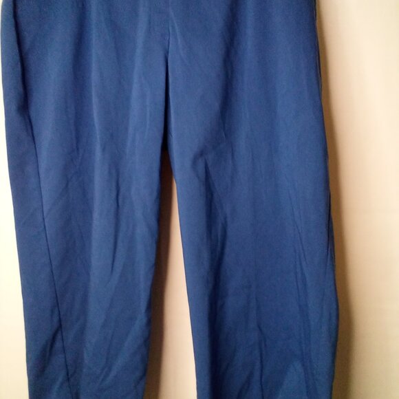 Ruby Rd Capri Pants Women 22W 22 Slimming Contour Waistband Blue - Picture 8 of 14